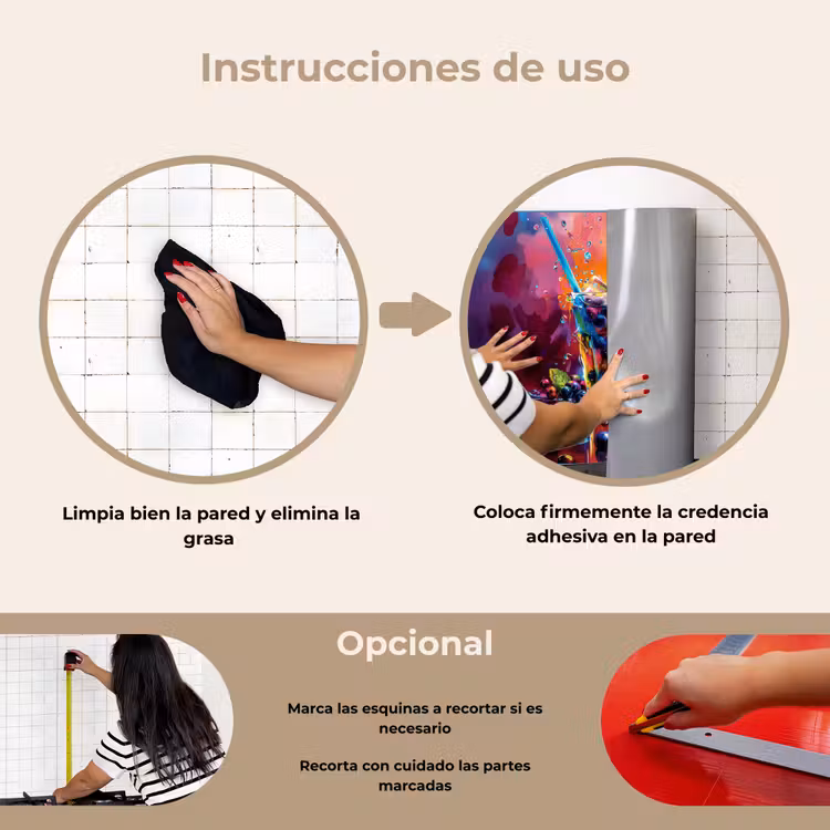Salpicaderos de cocina - Cóctel - Frutas - Colorido - Bebida — 6