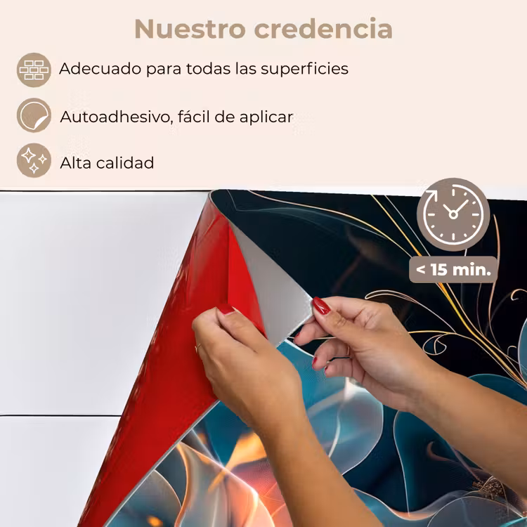 Salpicaderos de cocina - Flores - Negro - Luz - Flora — 4