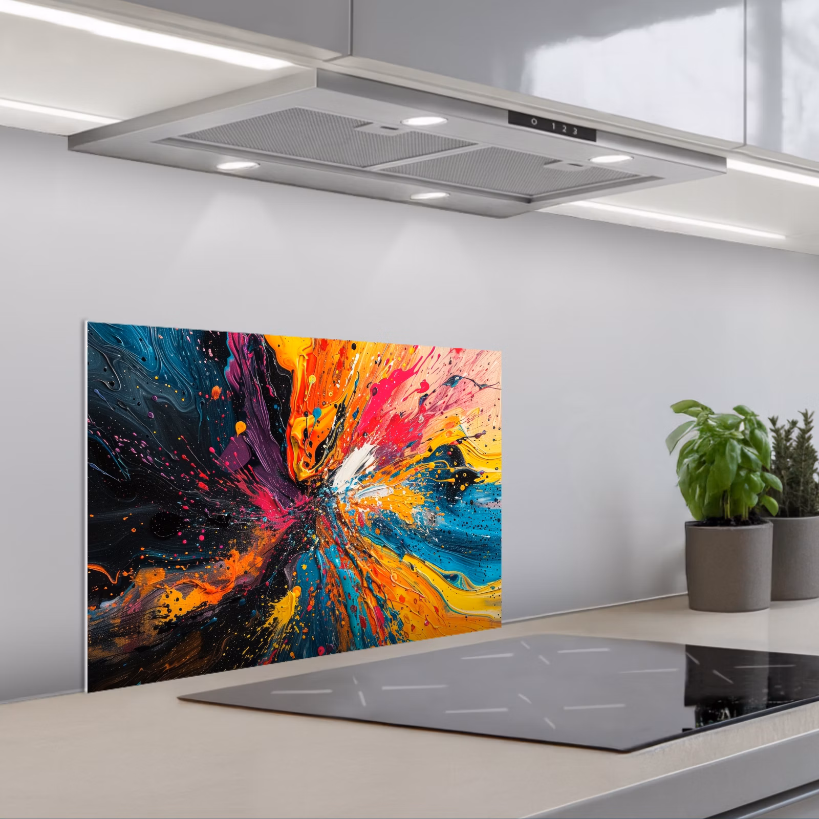 Salpicaderos de cocina - Colores - Pintura - Motivos — 1