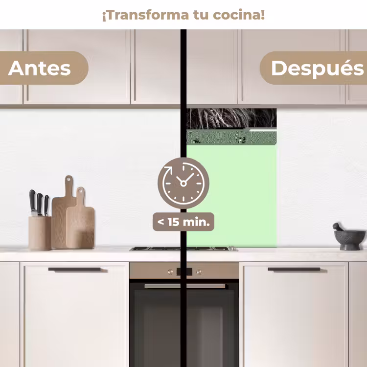 Revestimiento cocina - Highlander escocés - Negro - Blanco - Copos de nieve — 2