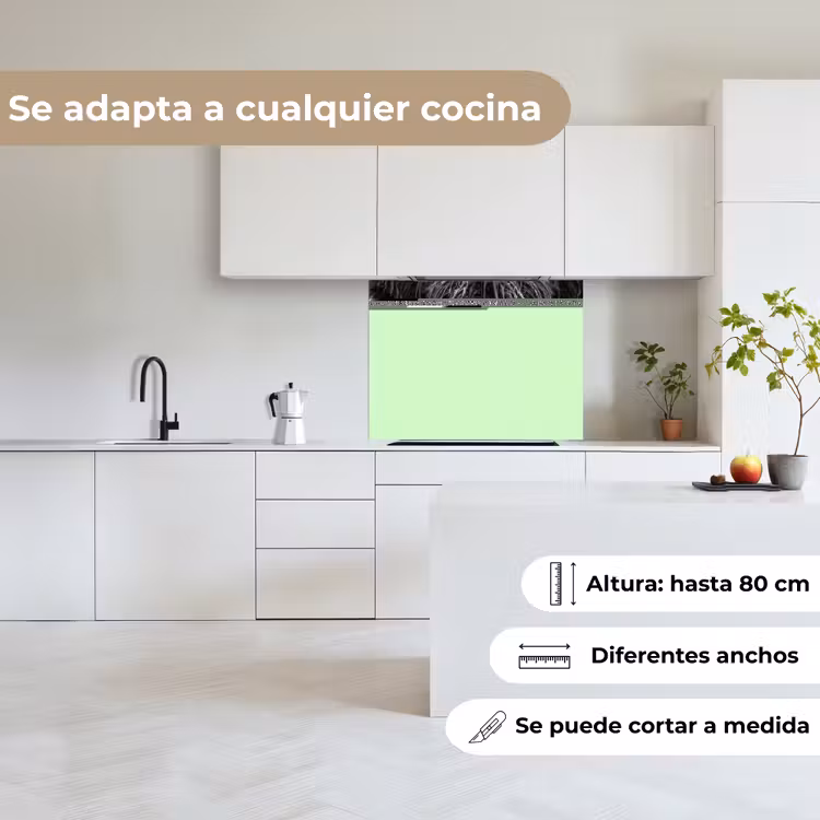 Revestimiento cocina - Highlander escocés - Negro - Blanco - Copos de nieve — 6