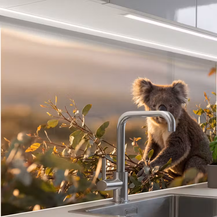Revestimiento cocina - Koala - Hojas - Luz matinal — 1