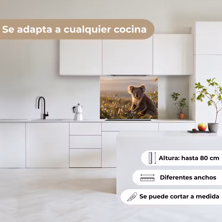 Revestimiento cocina - Koala - Hojas - Luz matinal — 6