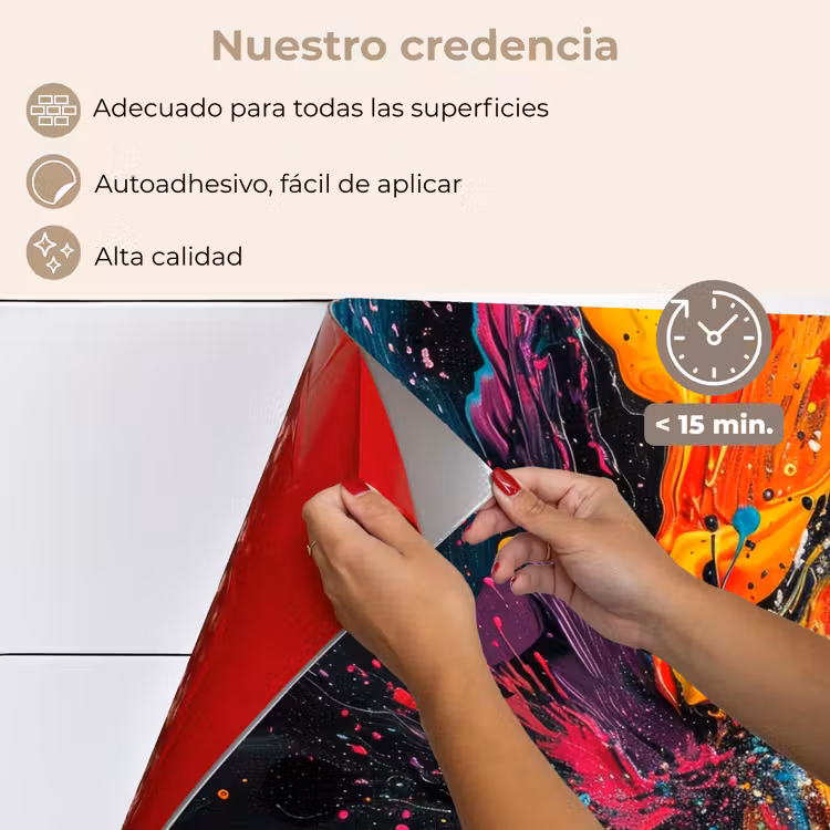 Salpicaderos de cocina - Colores - Pintura - Motivos — 4