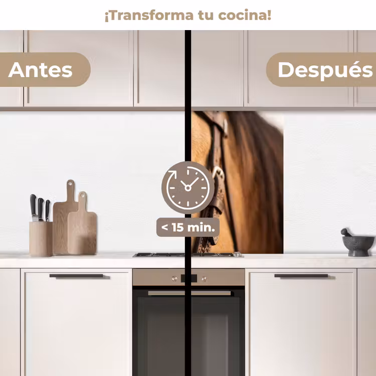 Revestimiento cocina - Caballo - Ojo - Marrón — 2