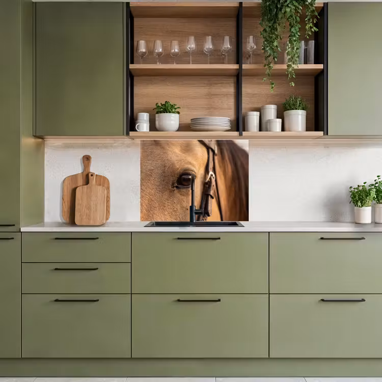 Revestimiento cocina - Caballo - Ojo - Marrón — 7