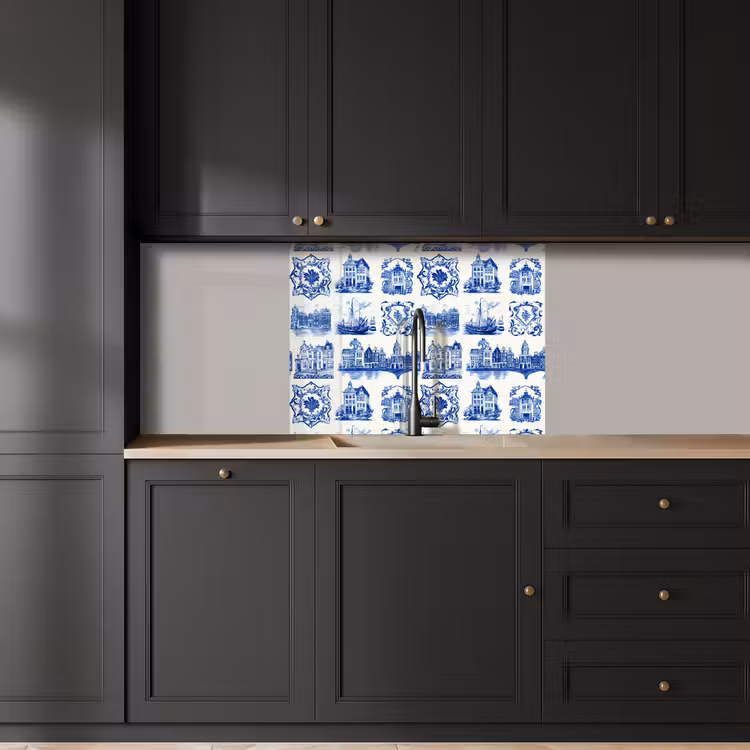Revestimiento cocina - Casas - Barcos - Azul — 5
