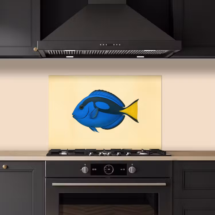 Salpicaderos de cocina - Azul - Dory - Pez - Aleta caudal — 5
