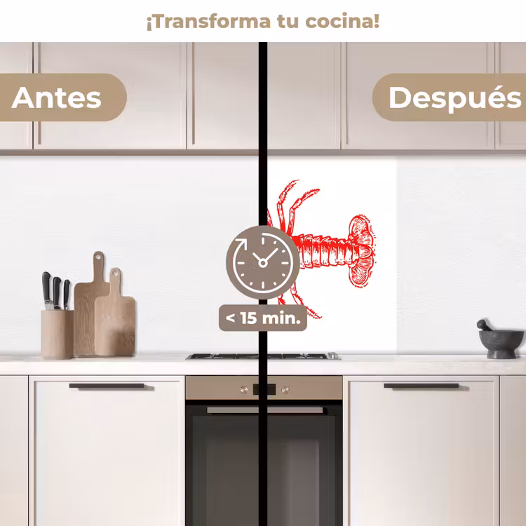 Revestimiento cocina - Cáncer - Rojo - Blanco — 2
