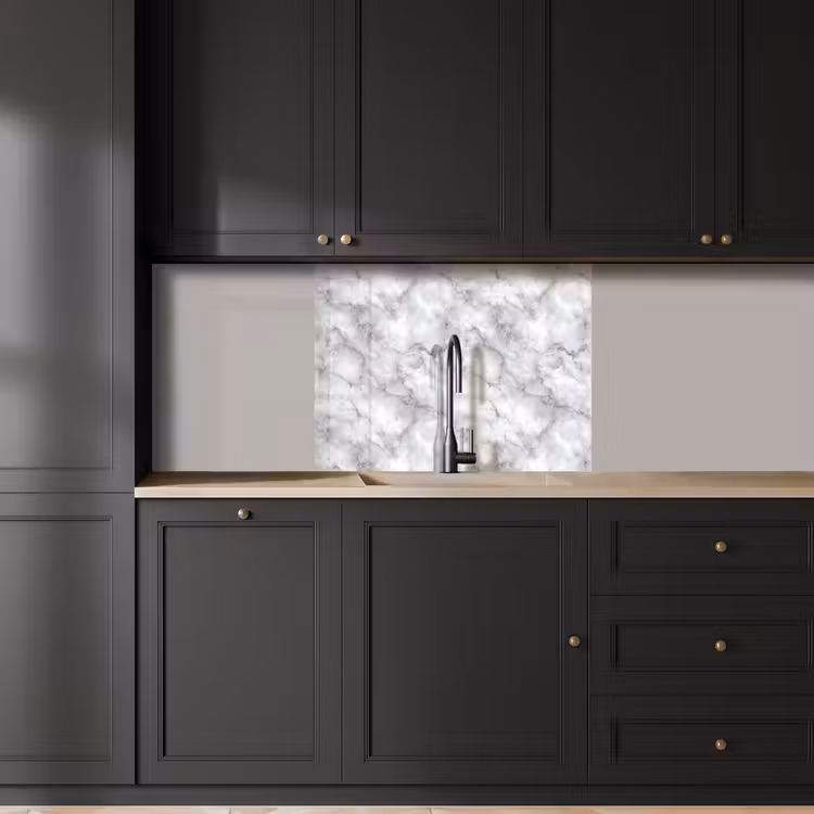 Revestimiento cocina - Gris - Mármol - Clásico - Vetas — 5