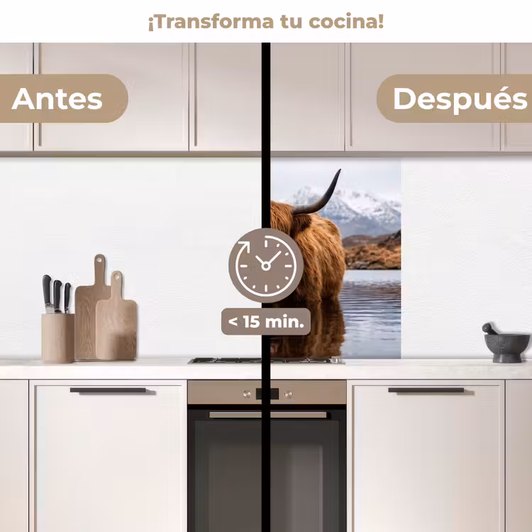 Revestimiento cocina - Highlander escocés - Marrón - Agua — 2