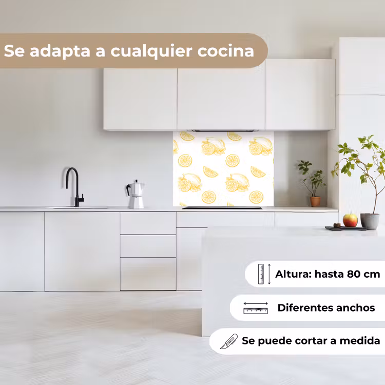 Revestimiento cocina - Limón - Patrón - Amarillo — 6