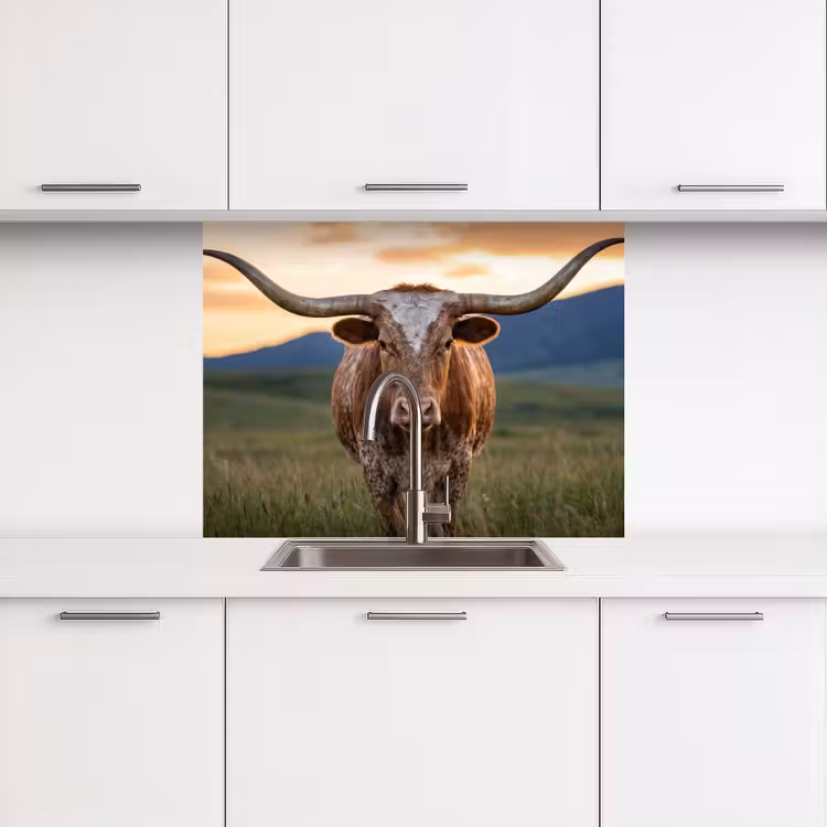 Revestimiento cocina - Longhorn - Paisaje - Puesta de sol — 3
