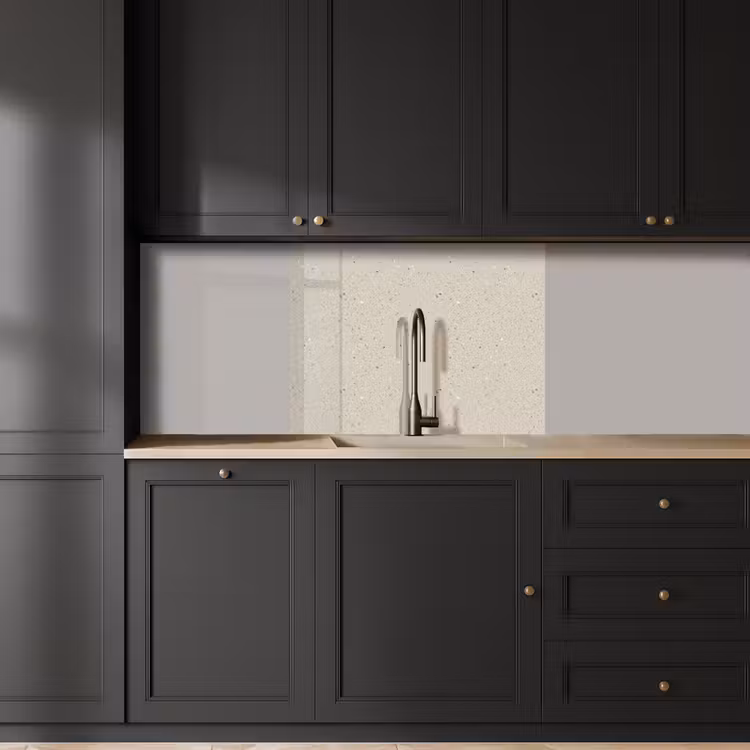 Revestimiento cocina - Beige claro - Terrazo - Gris — 5