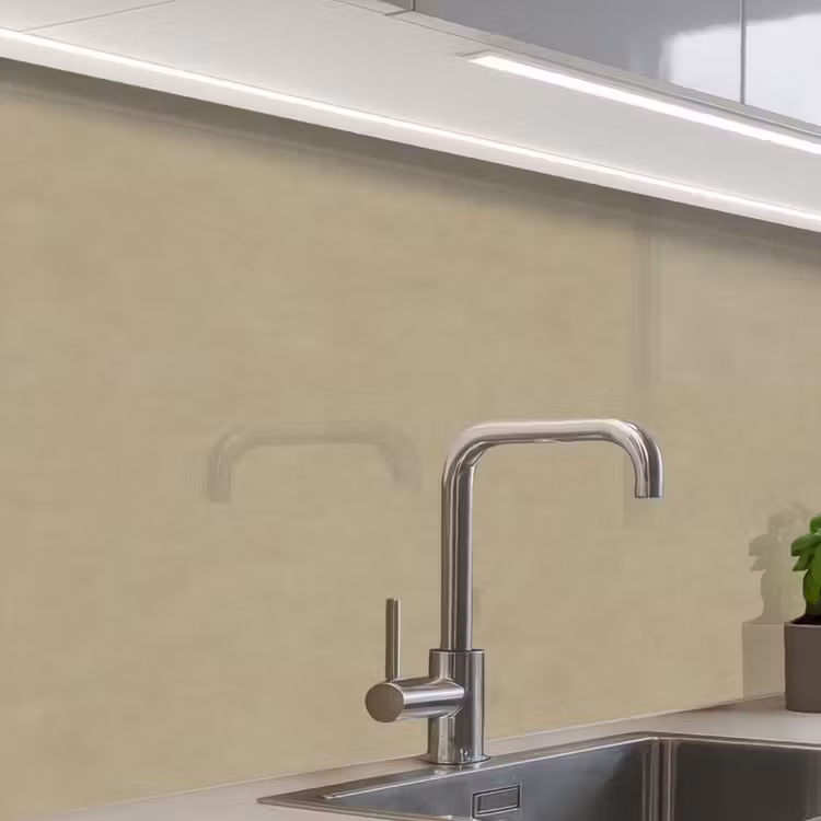 Revestimiento cocina - Color arena - Textura granulada - Hormigón — 1