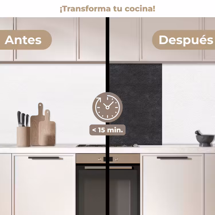 Revestimiento cocina - Gris oscuro - Textura asfáltica - Rugosa — 2