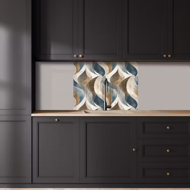 Revestimiento cocina - Abstracto - Olas - Colorido — 5