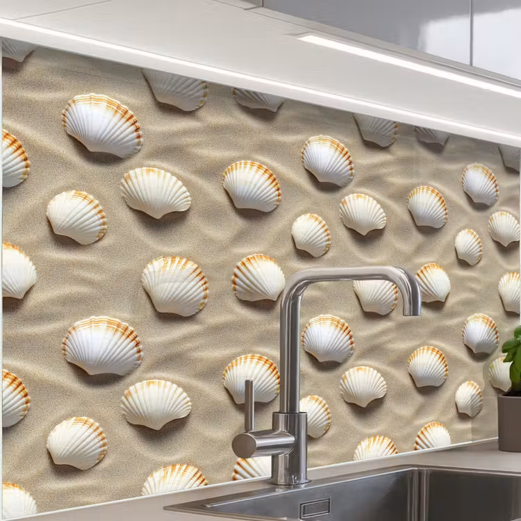 Revestimiento cocina - Conchas - Arena - Marítimo — 1