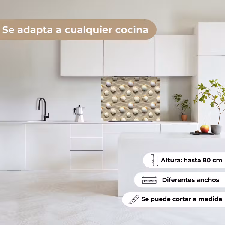 Revestimiento cocina - Conchas - Arena - Marítimo — 6