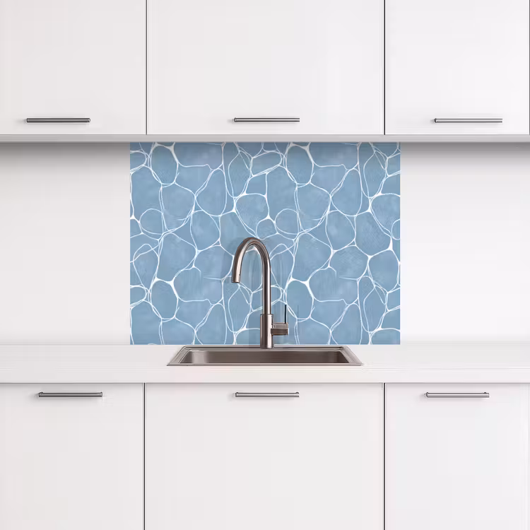 Revestimiento cocina - Ecológico - Estampado - Azul — 3