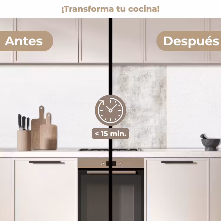 Revestimiento cocina - Gris - Hormigón - Envejecido — 2