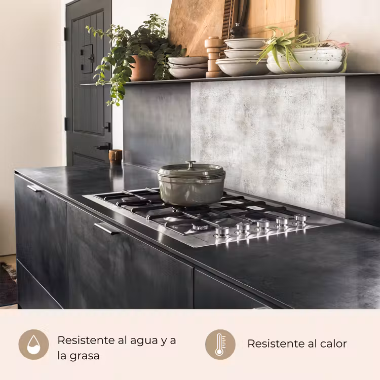 Revestimiento cocina - Gris - Hormigón - Envejecido — 4
