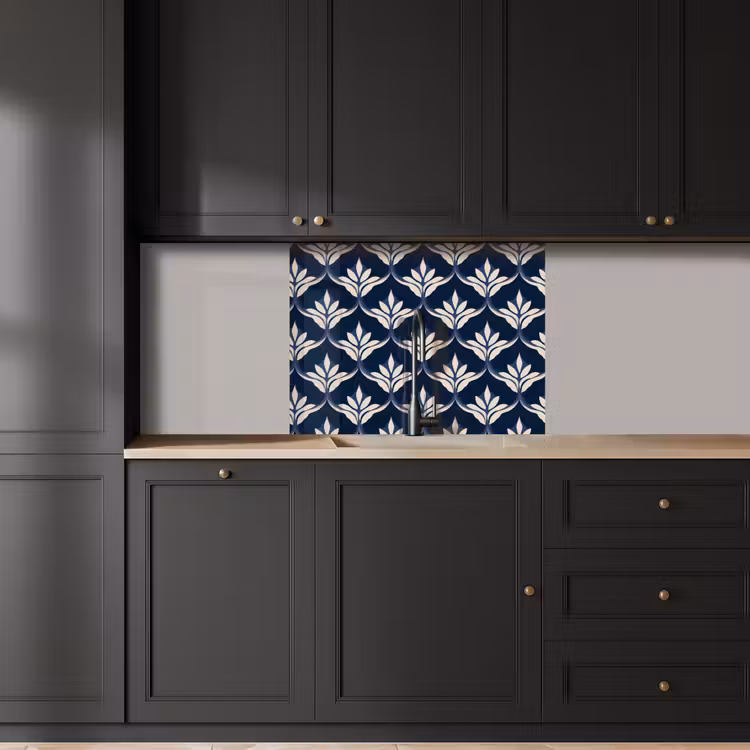 Revestimiento cocina - Moderno - Diseño - Azul — 5