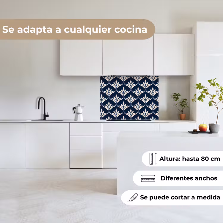 Revestimiento cocina - Moderno - Diseño - Azul — 6