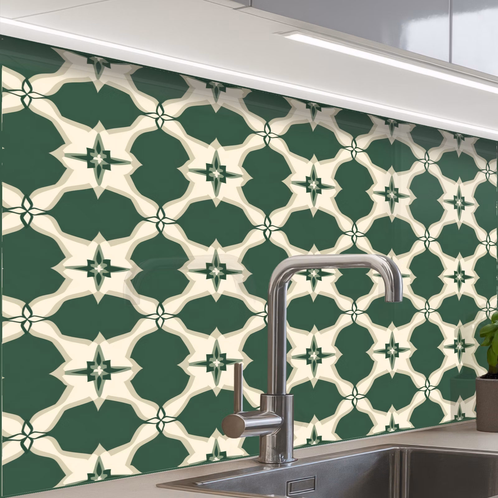 Revestimiento cocina - Azulejos - Classic - Verde — 1