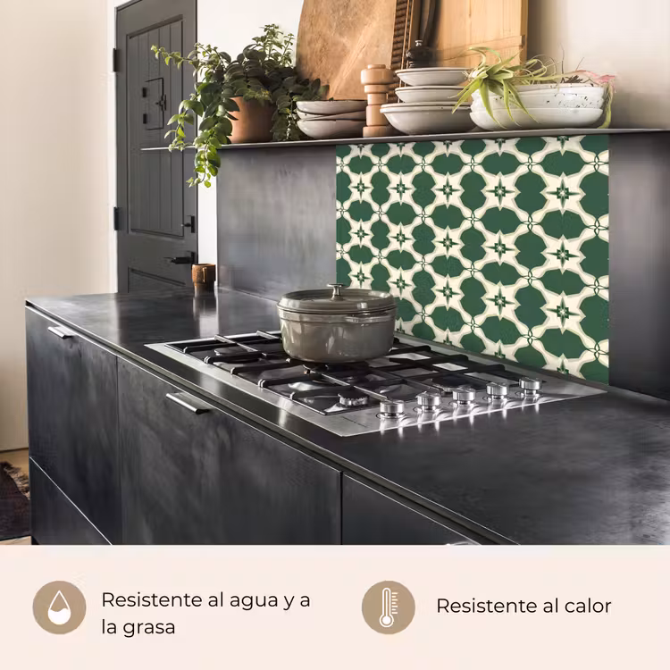 Revestimiento cocina - Azulejos - Classic - Verde — 4