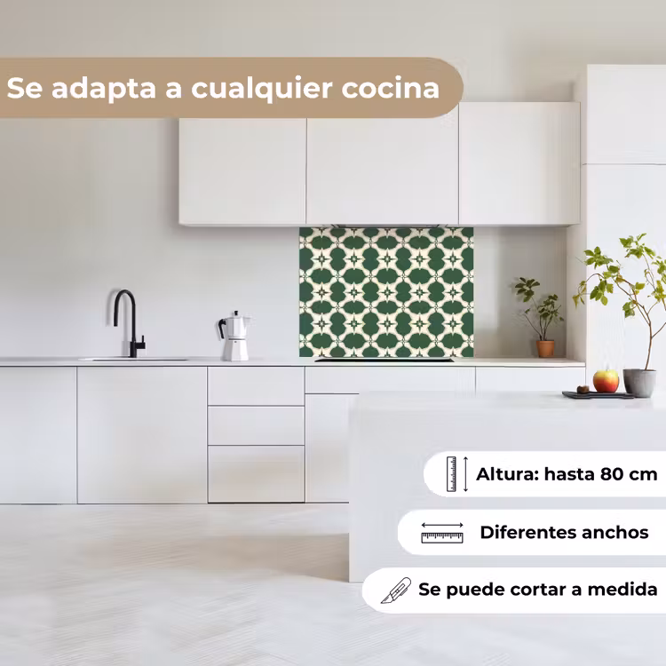 Revestimiento cocina - Azulejos - Classic - Verde — 6