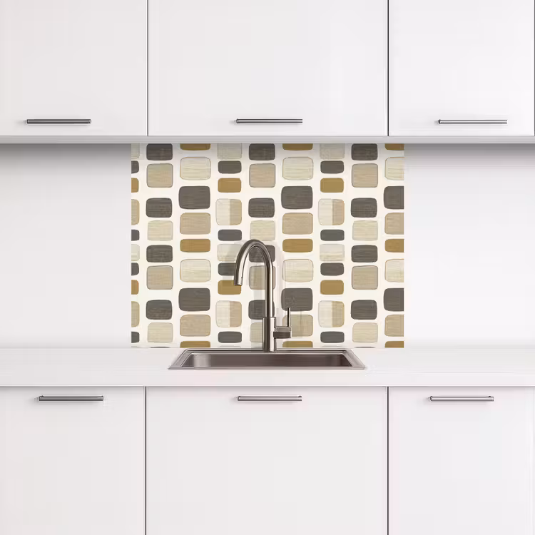Revestimiento cocina - Bloques - Vintage - Gris — 3