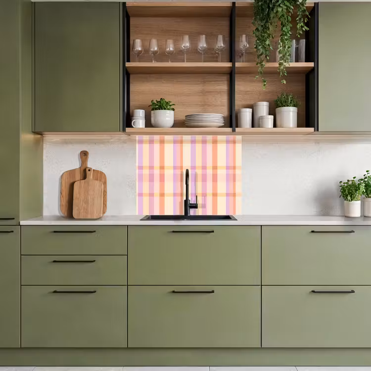 Revestimiento cocina - Pastel - sin dibujo - Geométrico — 7