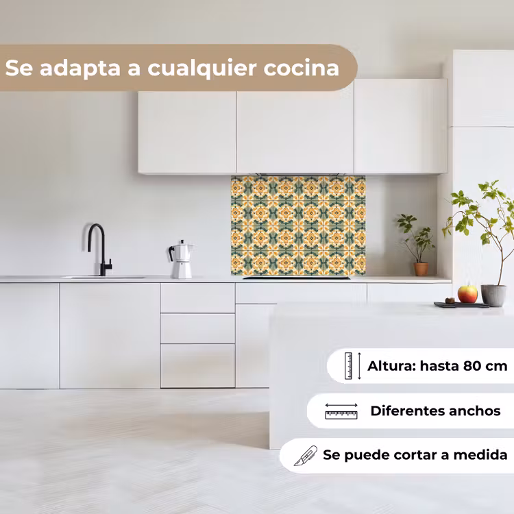 Revestimiento cocina - Cerámica - Envejecida - Colorida — 6