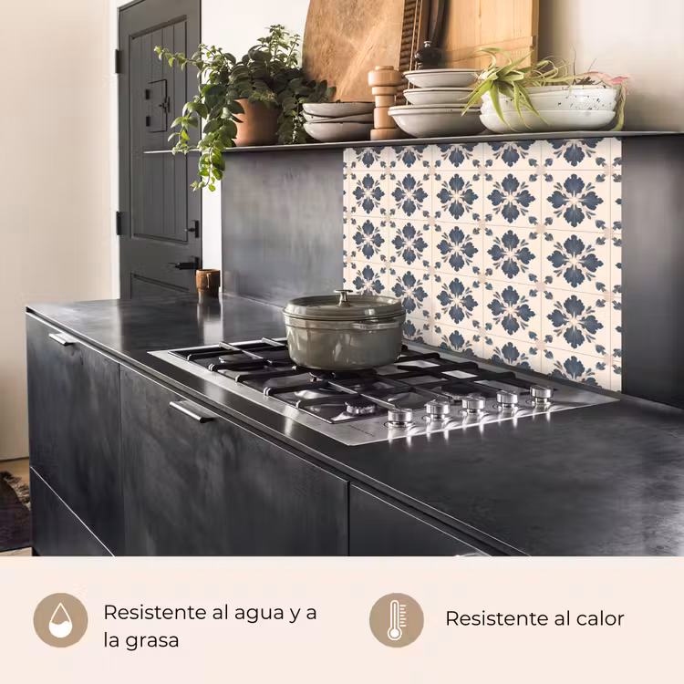 Revestimiento cocina - Forma de hoja - Clásico - Colorido — 4