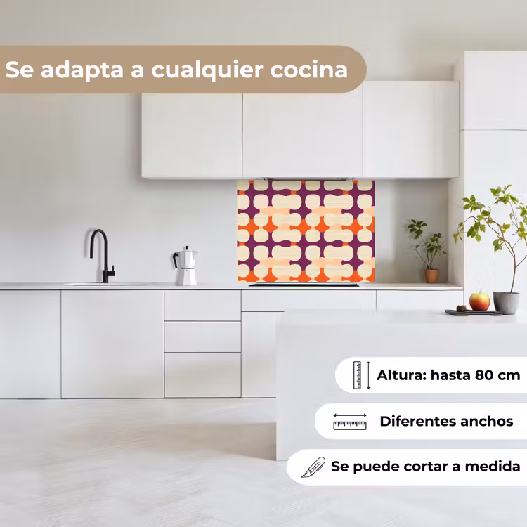 Revestimiento cocina - Moderno - Estampado - Colorido — 6