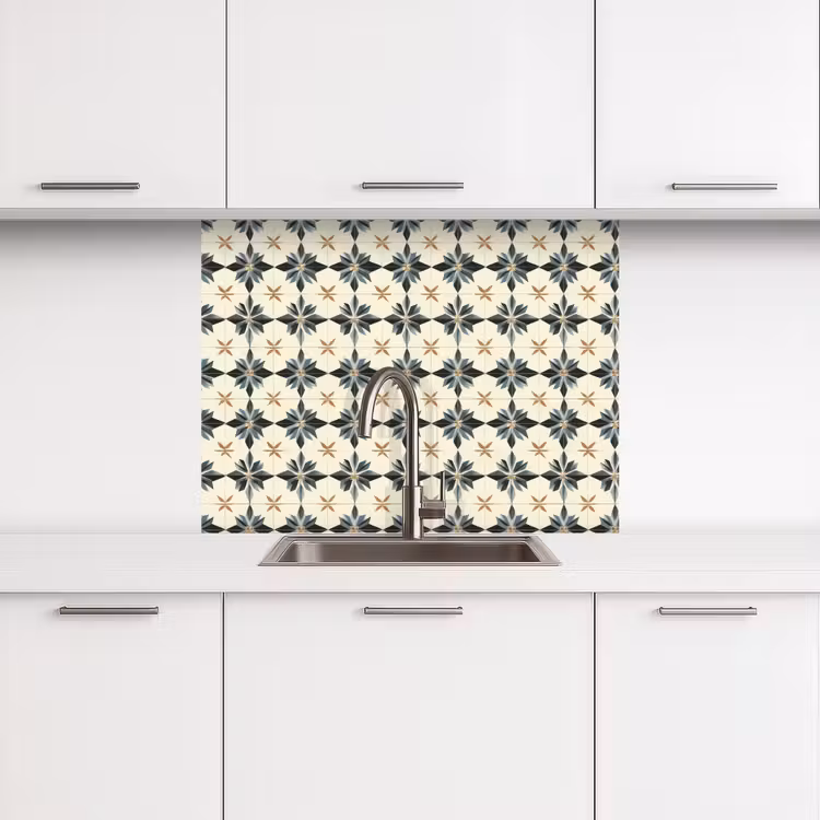 Revestimiento cocina - Ornamental - Adorno - Azul — 3