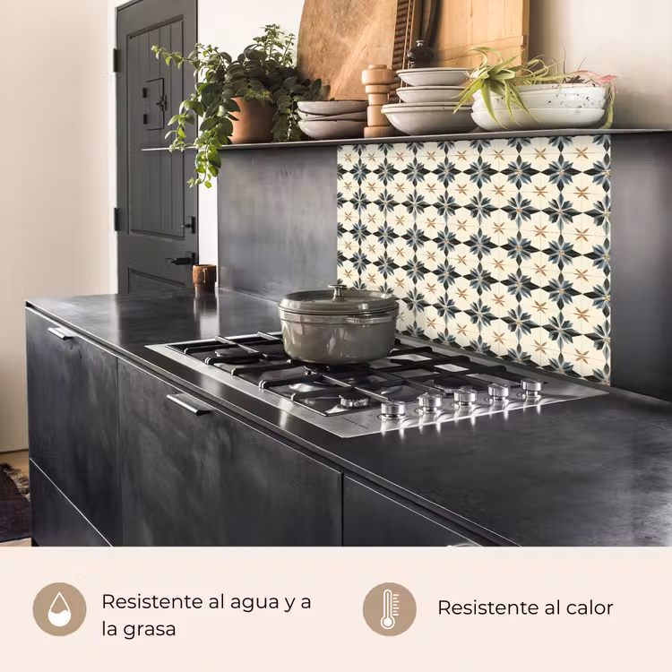 Revestimiento cocina - Ornamental - Adorno - Azul — 4