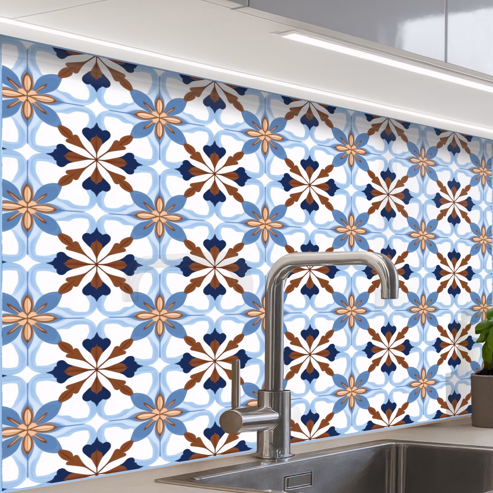 Revestimiento cocina - Adorno - Azulejo - Colorido — 1