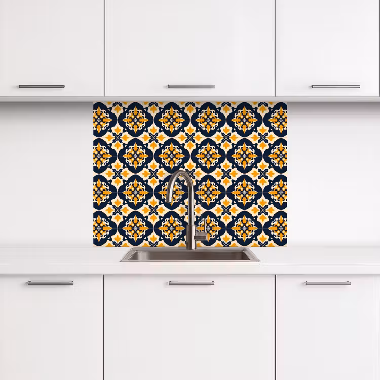 Revestimiento cocina - Patrón - Azulejo decorativo - Colorido — 3