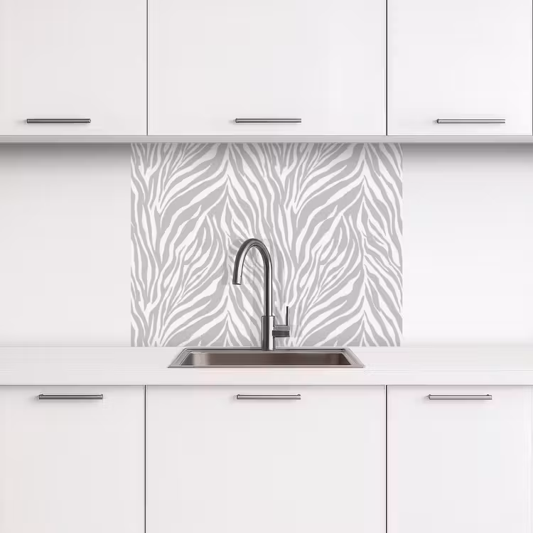 Revestimiento cocina - Cebra - Motivo - Gris — 3