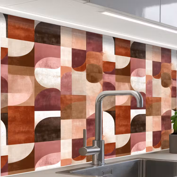 Revestimiento cocina - Geometría - Moderno - Retro — 1