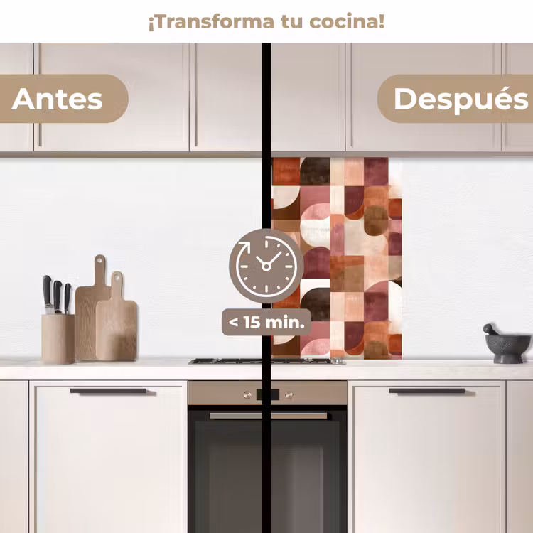 Revestimiento cocina - Geometría - Moderno - Retro — 2
