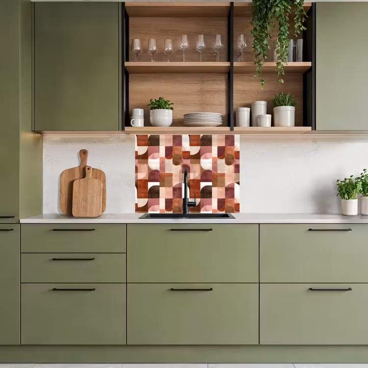 Revestimiento cocina - Geometría - Moderno - Retro — 7