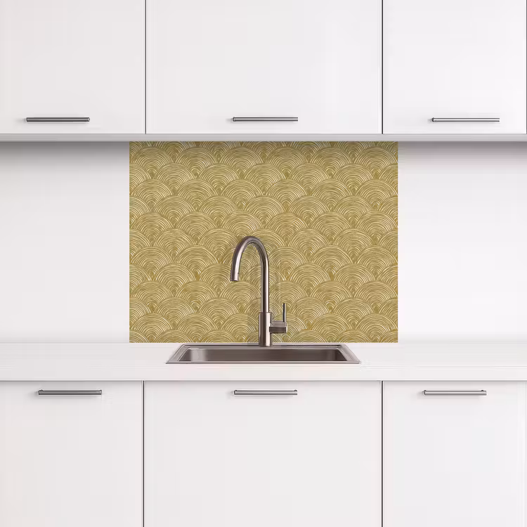 Revestimiento cocina - Abanico - Geométrico - Verde — 3
