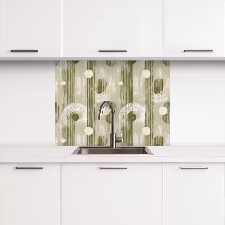 Revestimiento cocina - Artístico - Moderno - Verde — 3
