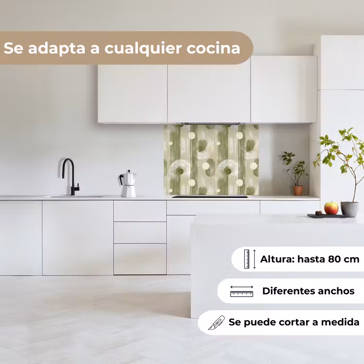 Revestimiento cocina - Artístico - Moderno - Verde — 6