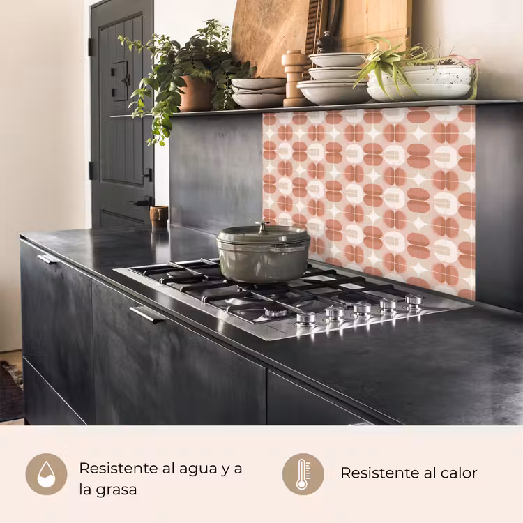 Revestimiento cocina - Retro - Clásico - Rosa — 4
