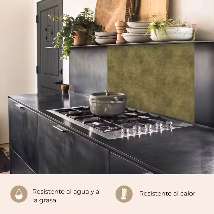 Revestimiento cocina - Textura - Abstracto - Verde — 4