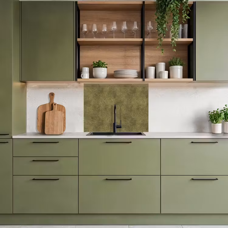 Revestimiento cocina - Textura - Abstracto - Verde — 7